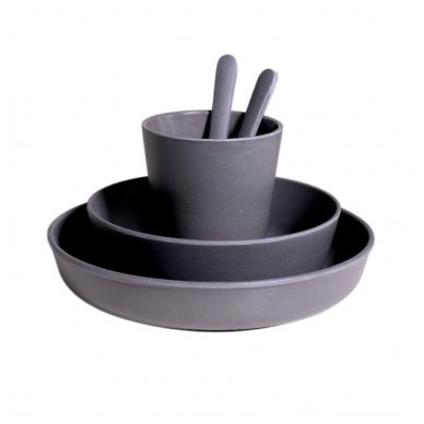 Bamboo Dinnerware Grey | Filibabba 1 Bamboo Dinnerware Grey | Filibabba 1