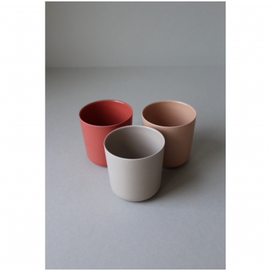 Bambukiniai puodeliai Fog/Rye/Brick 3 vnt.  | CINK
