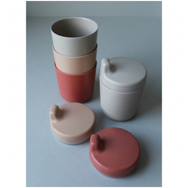 Bambukiniai puodeliai Fog/Rye/Brick 3 vnt.  | CINK