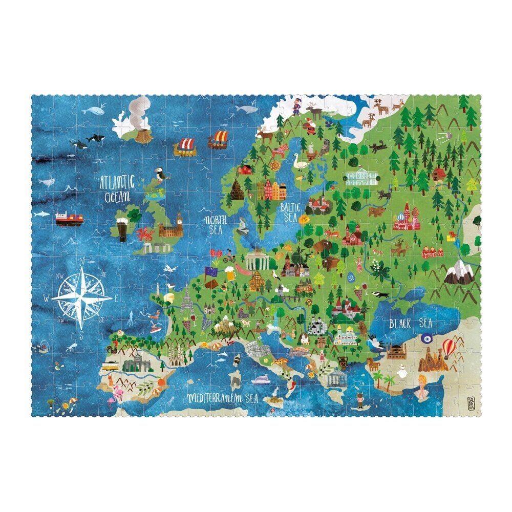 Puzzle DISCOVER EUROPE, 6+ y. 6