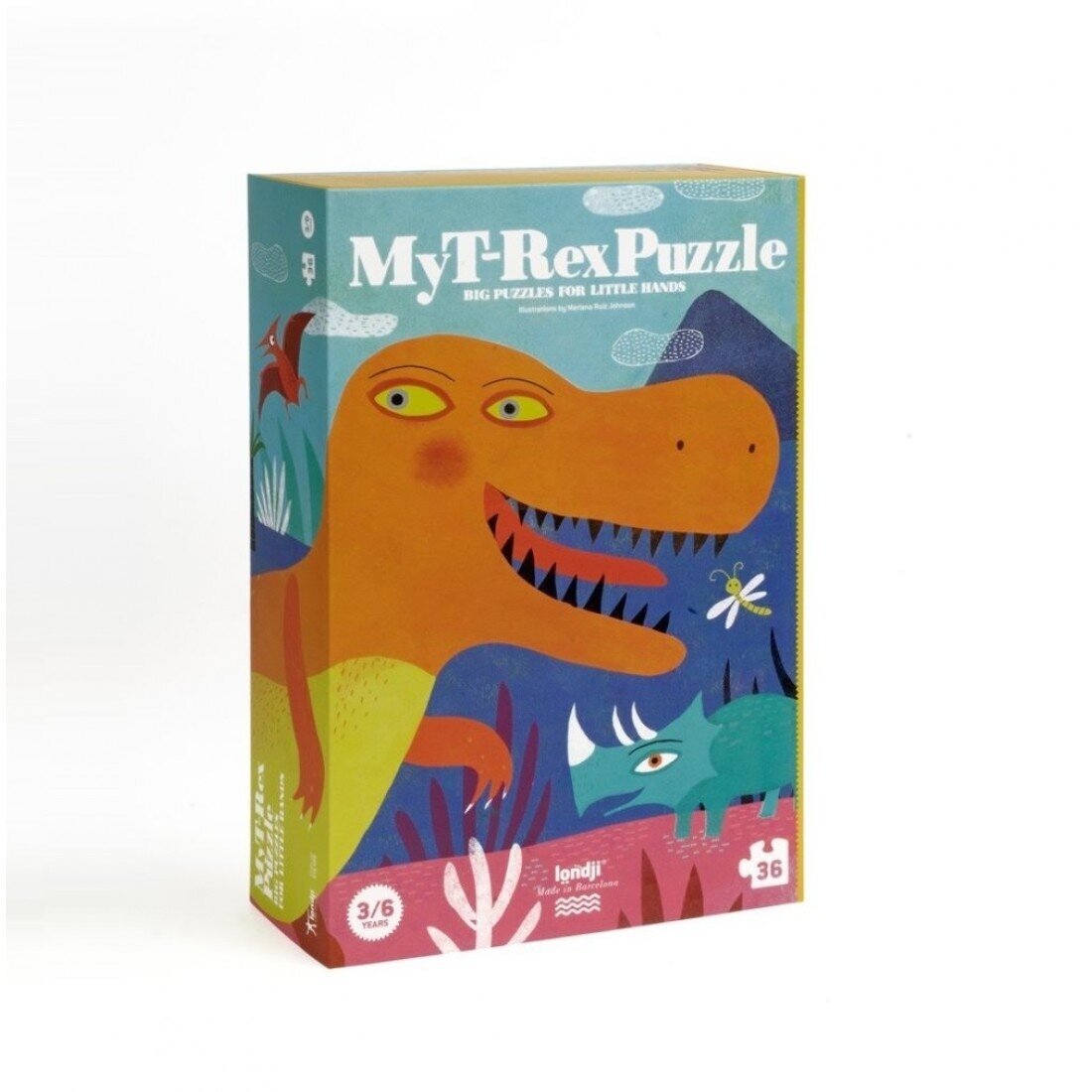 Dėlionė T-REX, 3-6 m. Dėlionė T-REX, 3-6 m.