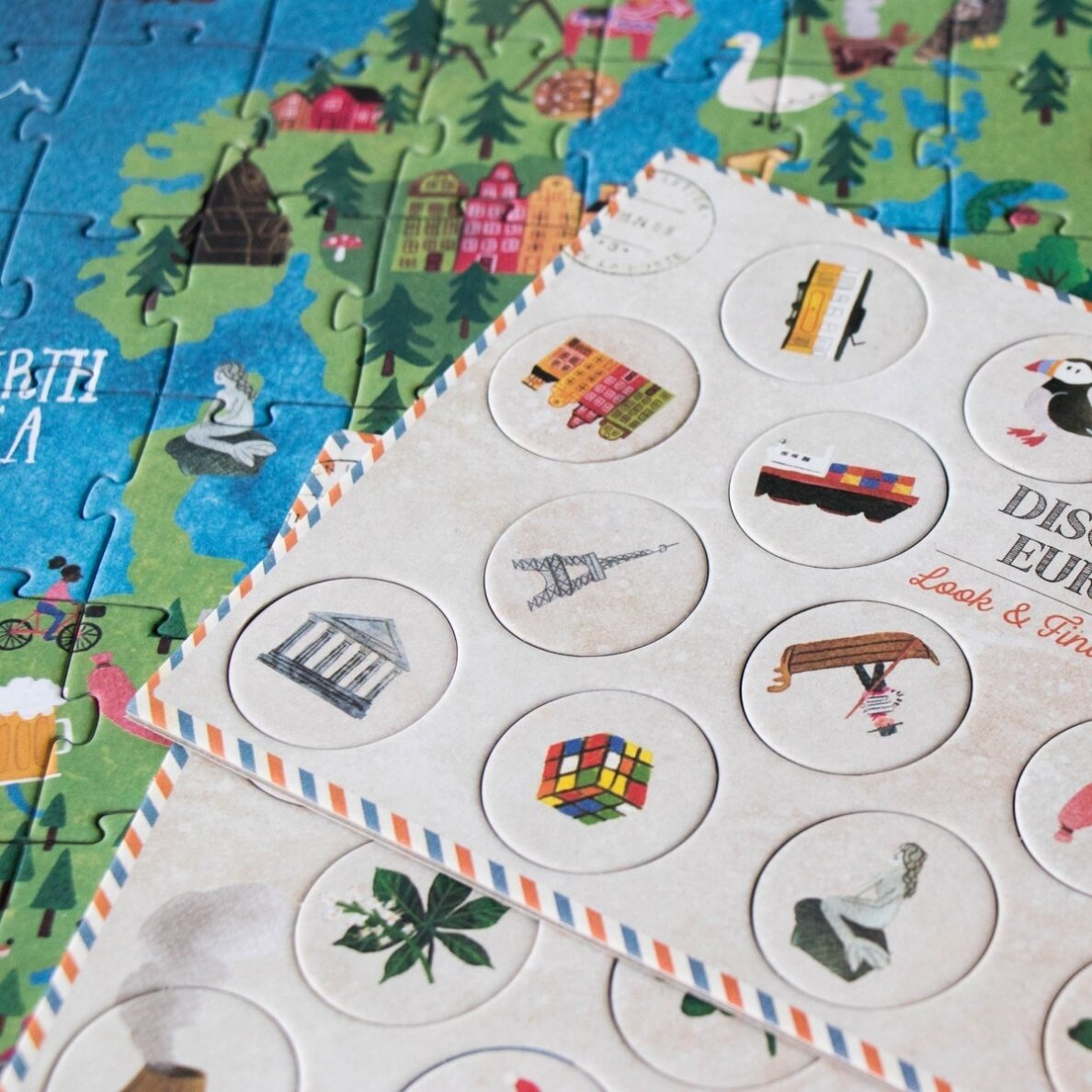 Puzzle DISCOVER EUROPE, 6+ y. 1