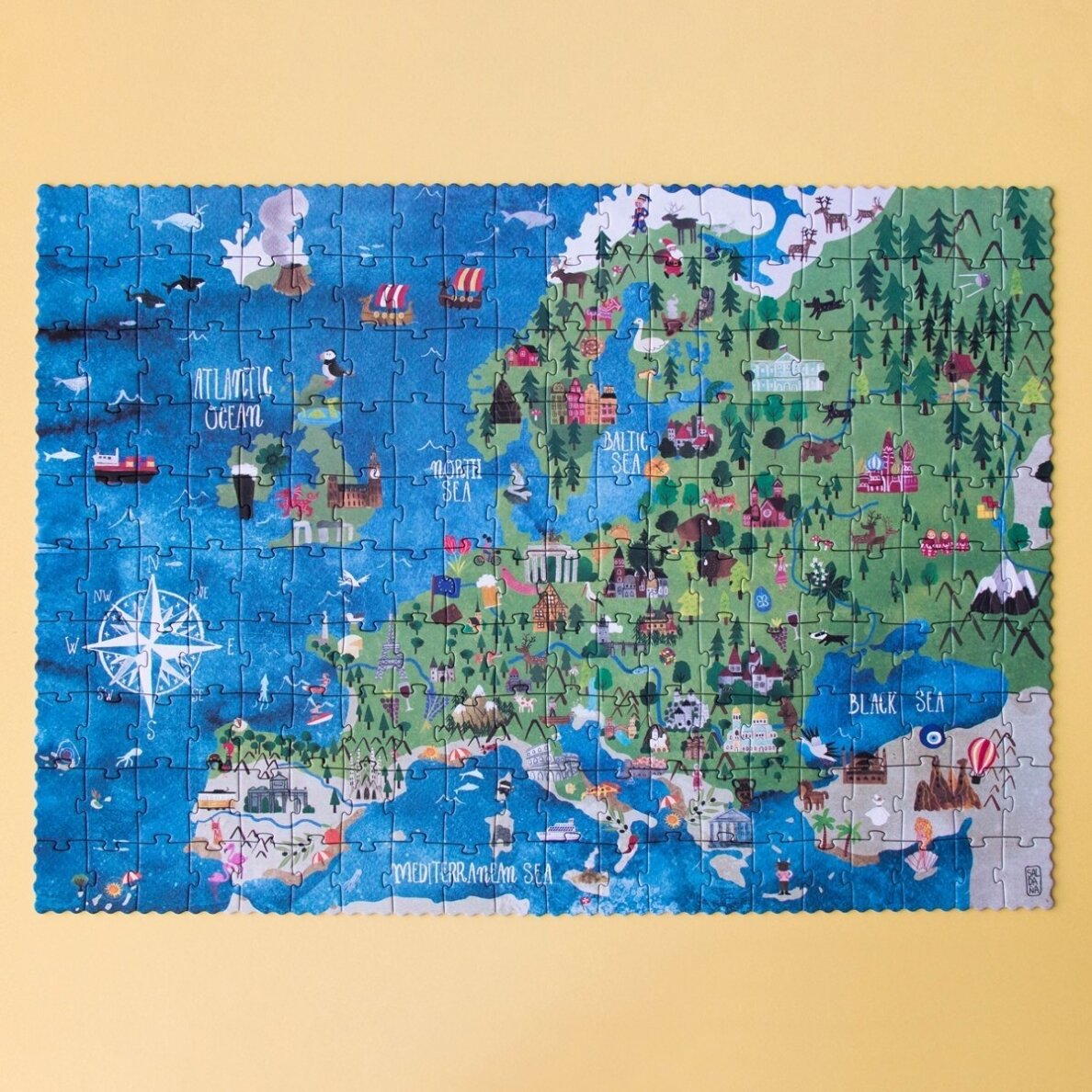 Puzzle DISCOVER EUROPE, 6+ y. 3