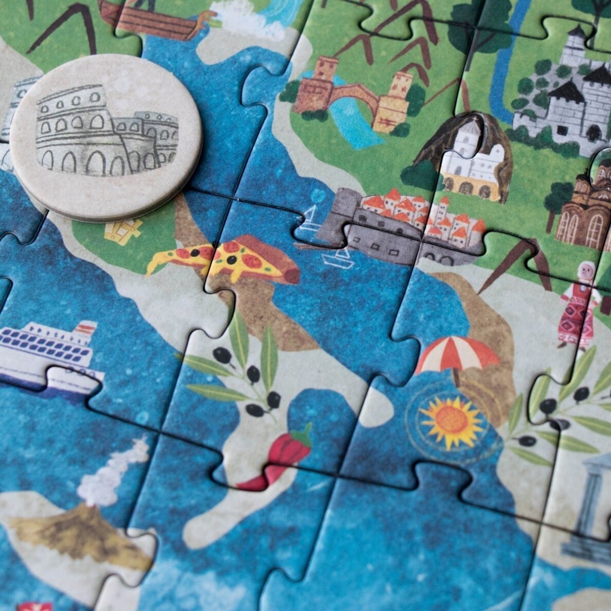 Puzzle DISCOVER EUROPE, 6+ y. 5