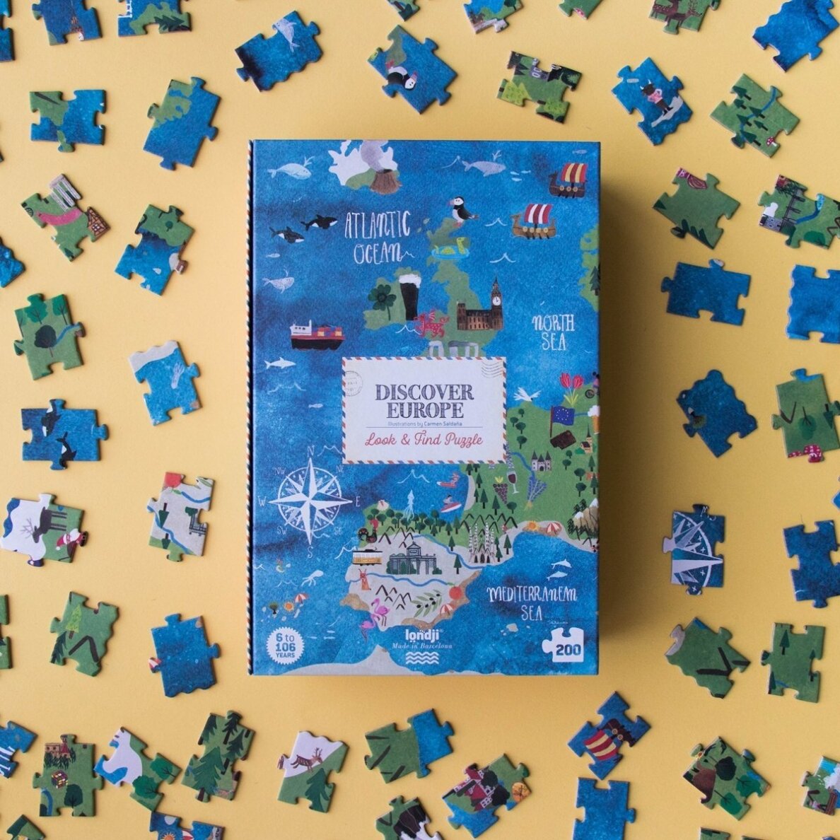 Puzzle DISCOVER EUROPE, 6+ y. 2 Puzzle DISCOVER EUROPE, 6+ y. 2