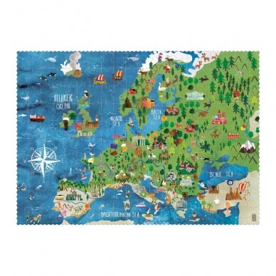 Puzzle DISCOVER EUROPE, 6+ y. 6