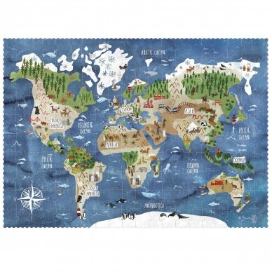 Dėlionė ATRASK PASAULĮ, 6+ m. 1 Dėlionė ATRASK PASAULĮ, 6+ m. 1