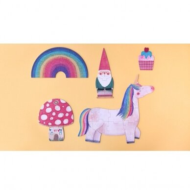 Puzzle "Happy Birthday Unicorn" from 3 years 1