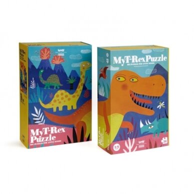 Dėlionė T-REX, 3-6 m. 4 Dėlionė T-REX, 3-6 m. 4