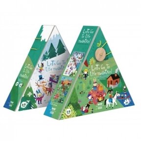Reversible puzzle LET'S GO TO THE MOUNTAIN, 3+ y.