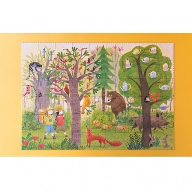Dvipusė dėlionė DIENA ir NAKTIS, 5+ m. 1 Dvipusė dėlionė DIENA ir NAKTIS, 5+ m. 1