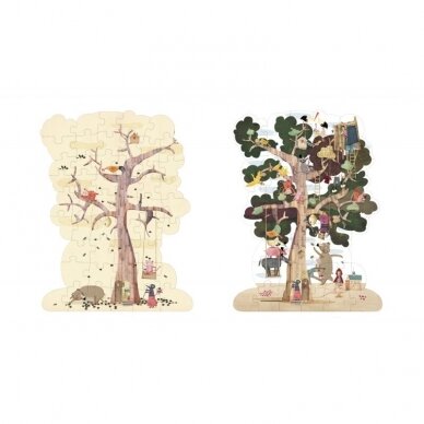 Double sided puzzle MY TREE, 5-8 y. 1 Double sided puzzle MY TREE, 5-8 y. 1