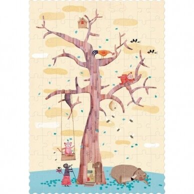 MY TREE reversible puzzle, pocket size 6+ yr 2