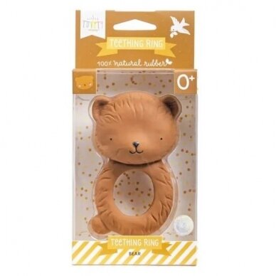 Teething ring: Bear Brown| A Little Lovely Company 1