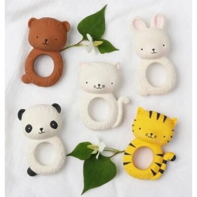 Teething ring: Bear Brown| A Little Lovely Company 3