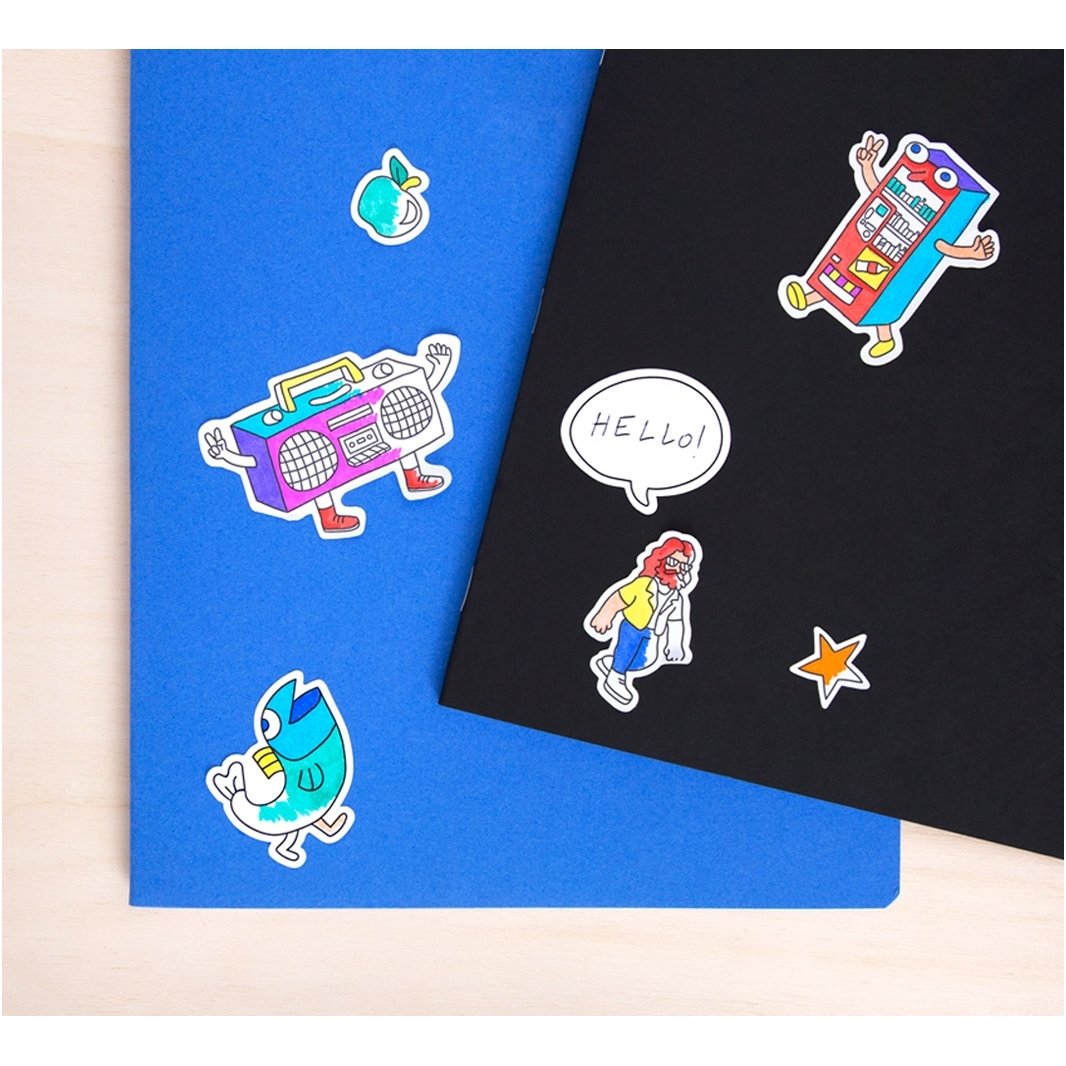 Set of stickers COLORING 100 pcs | OMY 1