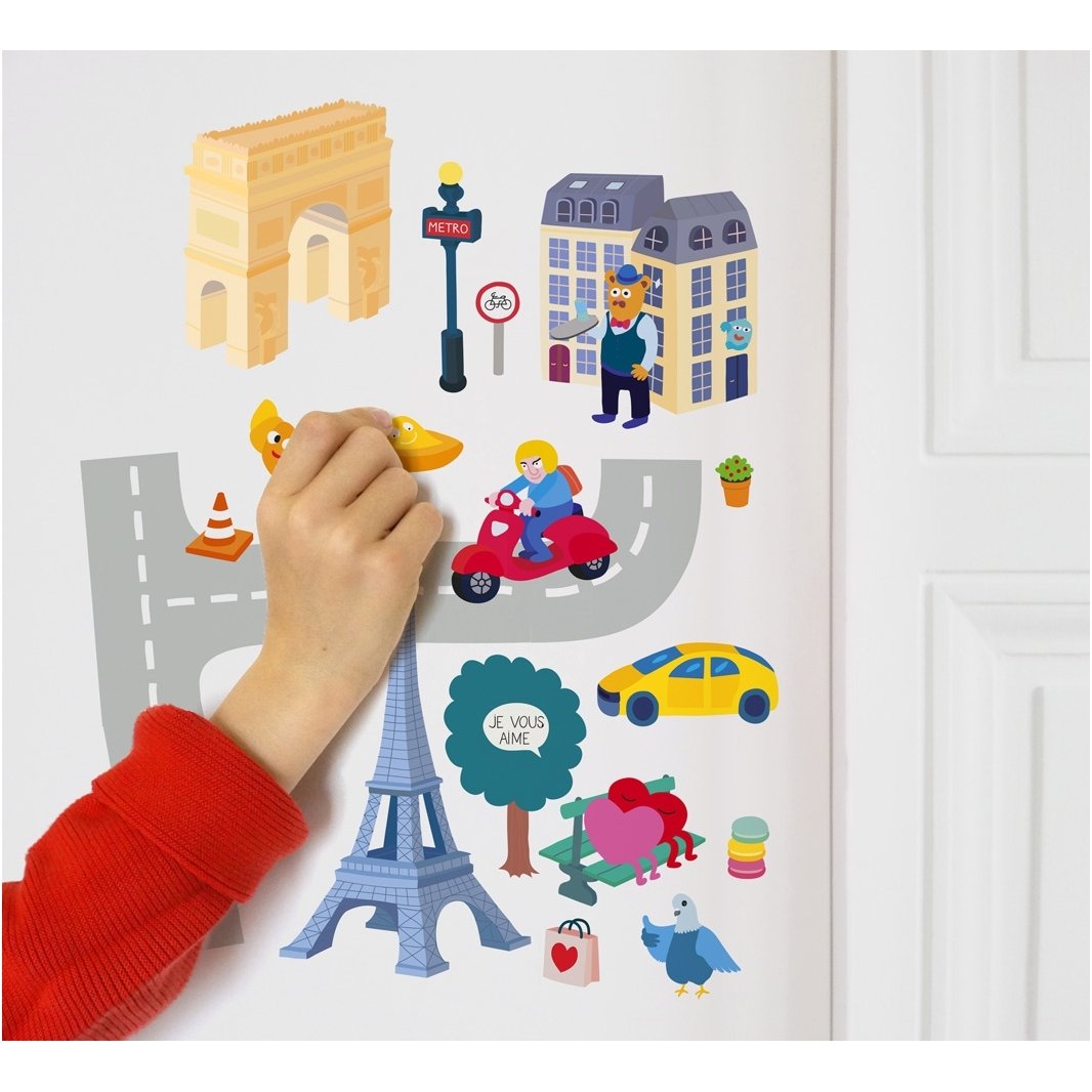 Set of stickers PARIS 100 pcs | OMY 3