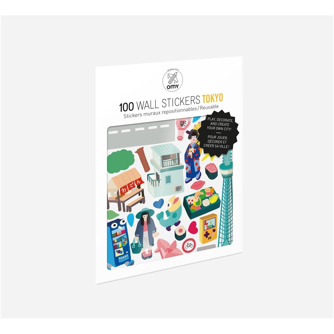 Set of stickers TOKYO 100 pcs | OMY