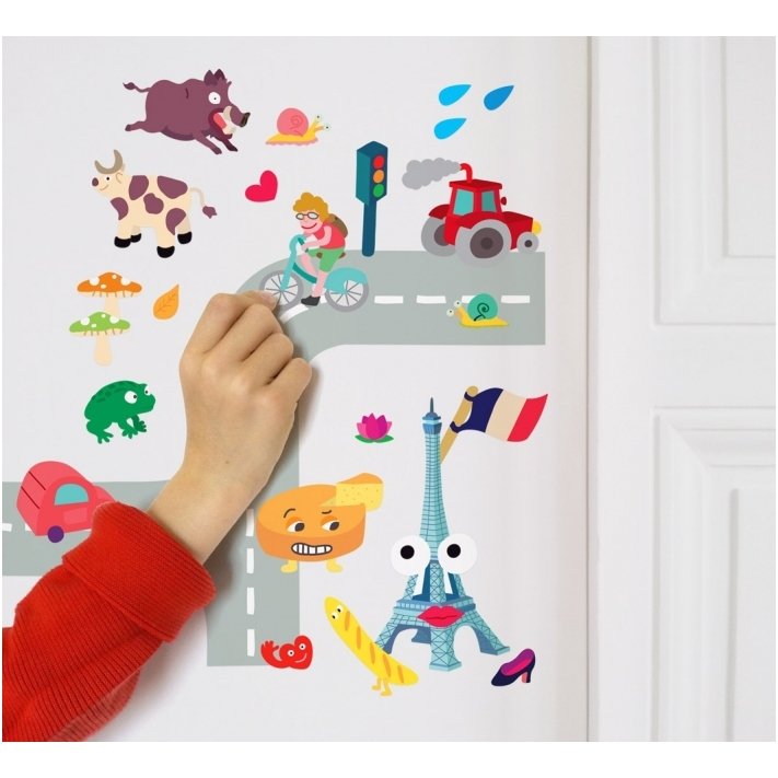 Set of stickers FRANCE 100 pcs | OMY 1 Set of stickers FRANCE 100 pcs | OMY 1