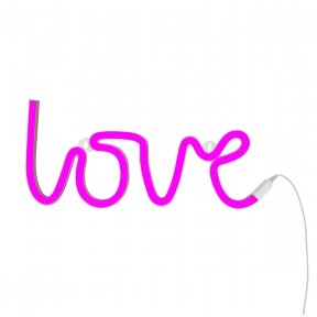 Neon style light: Love - pink | A Little Lovely Company