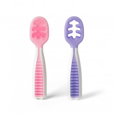2-Piece Stage One Utensil lilac/rose 1