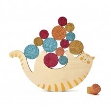 Wooden balancing toy MEOW!  3+ y.