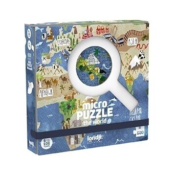 Micro puzzle DISCOVER THE WORLD, pocket, 600 pcs. 6+ y.