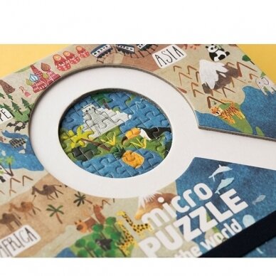 Micro puzzle DISCOVER THE WORLD, pocket, 600 pcs. 6+ y. 1