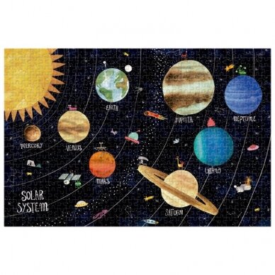 Mikro dėlionė PLANETOS, 600 dalių, 6+ m. 1 Mikro dėlionė PLANETOS, 600 dalių, 6+ m. 1