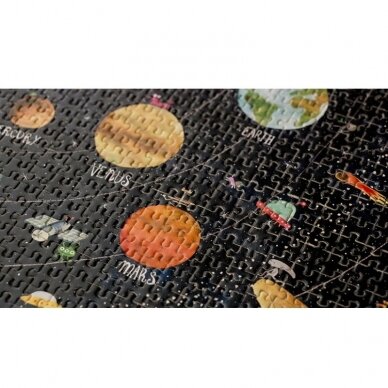 Mikro dėlionė PLANETOS, 600 dalių, 6+ m. 6 Mikro dėlionė PLANETOS, 600 dalių, 6+ m. 6