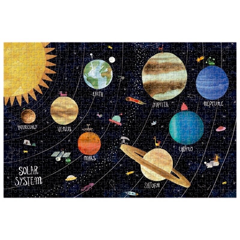 Mikro dėlionė PLANETOS, 600 dalių, 6+ m. 1 Mikro dėlionė PLANETOS, 600 dalių, 6+ m. 1
