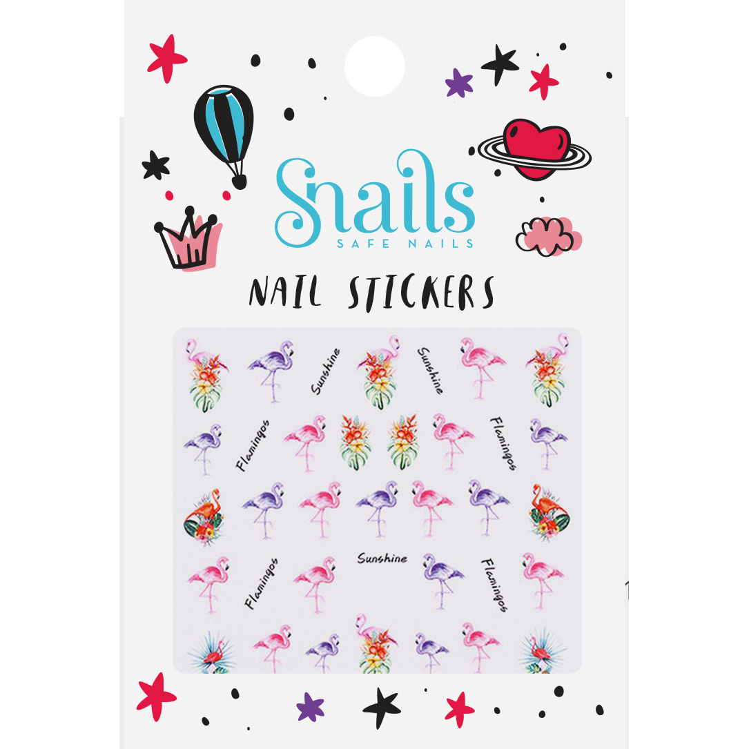 Nail stickers FLAMINGO Nail stickers FLAMINGO