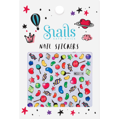 SNAILS Nagų lipdukai SALDAINIUKAI