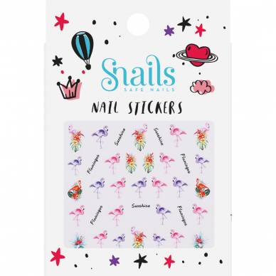 Nail stickers FLAMINGO Nail stickers FLAMINGO