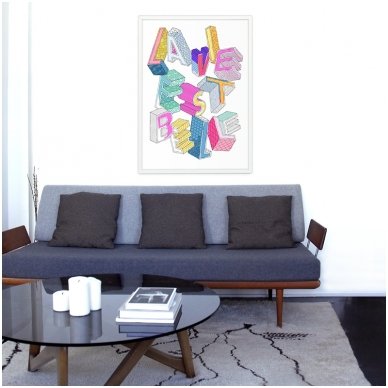 OMY Giant Coloring Poster - LA VIE EST BELLE 1 OMY Giant Coloring Poster - LA VIE EST BELLE 1