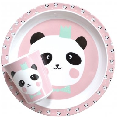 Panda bear plate | Eef Lillemor 1