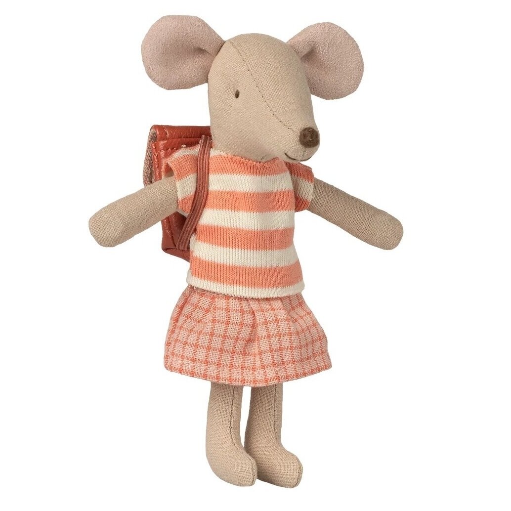 Tricycle Mouse Big sister with backpack Coral Tricycle Mouse Big sister with backpack Coral