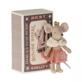 Princess Pink Mouse Little sister in a matchbox