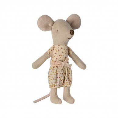 Little sister Mouse in Box, dots 1