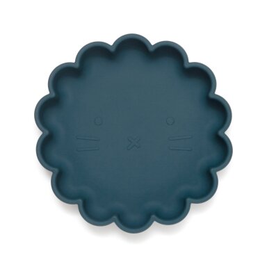 Silikoninė prilimpanti lėkštė kūdikiams, Lion, Balsam Blue