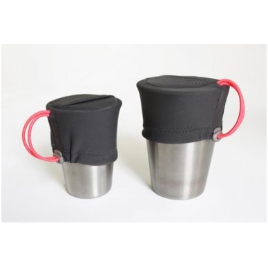 SnackSnap Cup Lid Grey Set of 2 SnackSnap Cup Lid Grey Set of 2