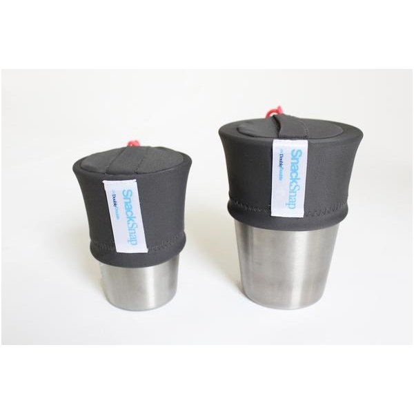 SnackSnap Cup Lid Grey Set of 2 1 SnackSnap Cup Lid Grey Set of 2 1