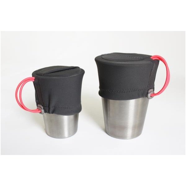 SnackSnap Cup Lid Grey Set of 2 SnackSnap Cup Lid Grey Set of 2