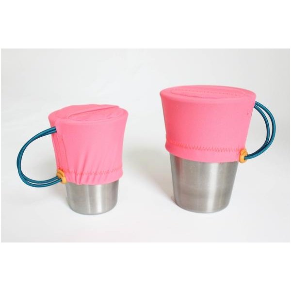SnackSnap Cup Lid Coral Set of 2