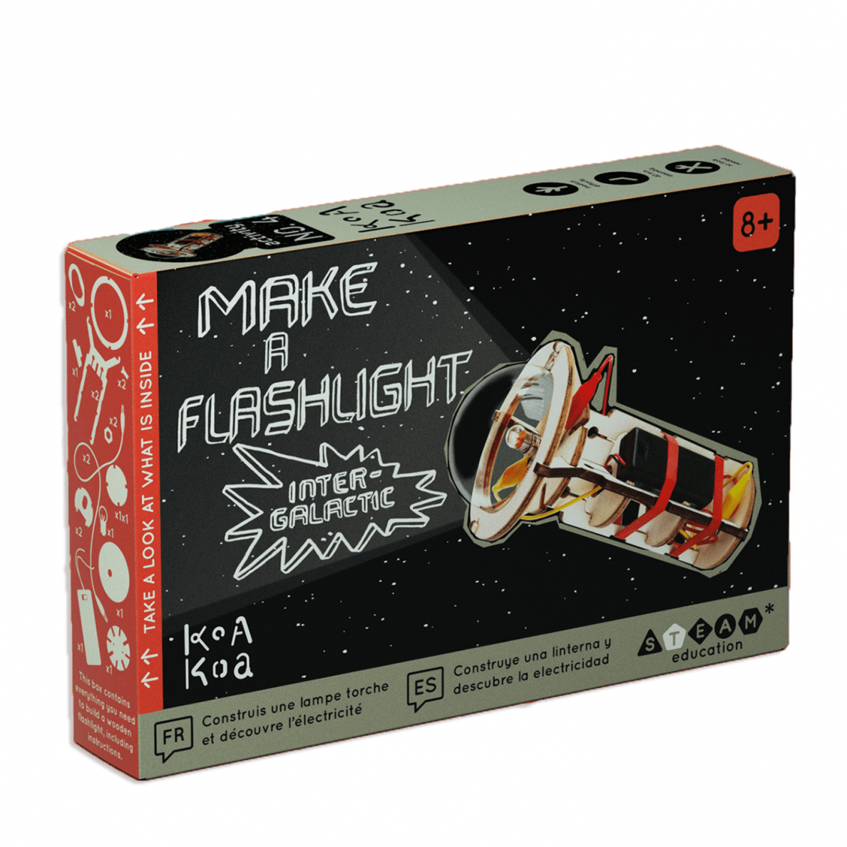 STEAM set MAKE A FLASHLIGHT, 8+ y.