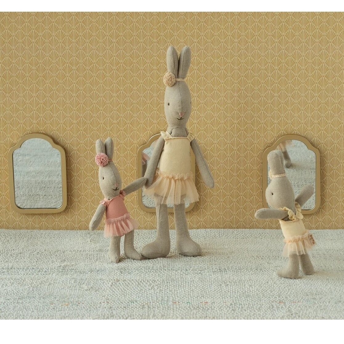 Small Rabbit, ballet skirt, rose 1 Small Rabbit, ballet skirt, rose 1
