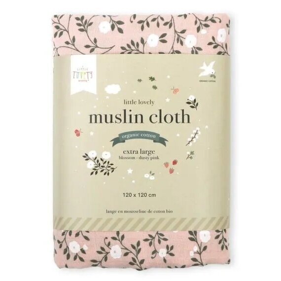 XL organinės medvilnės merliukas Žiedai, Dusty pink 1 vnt. 2 XL organinės medvilnės merliukas Žiedai, Dusty pink 1 vnt. 2